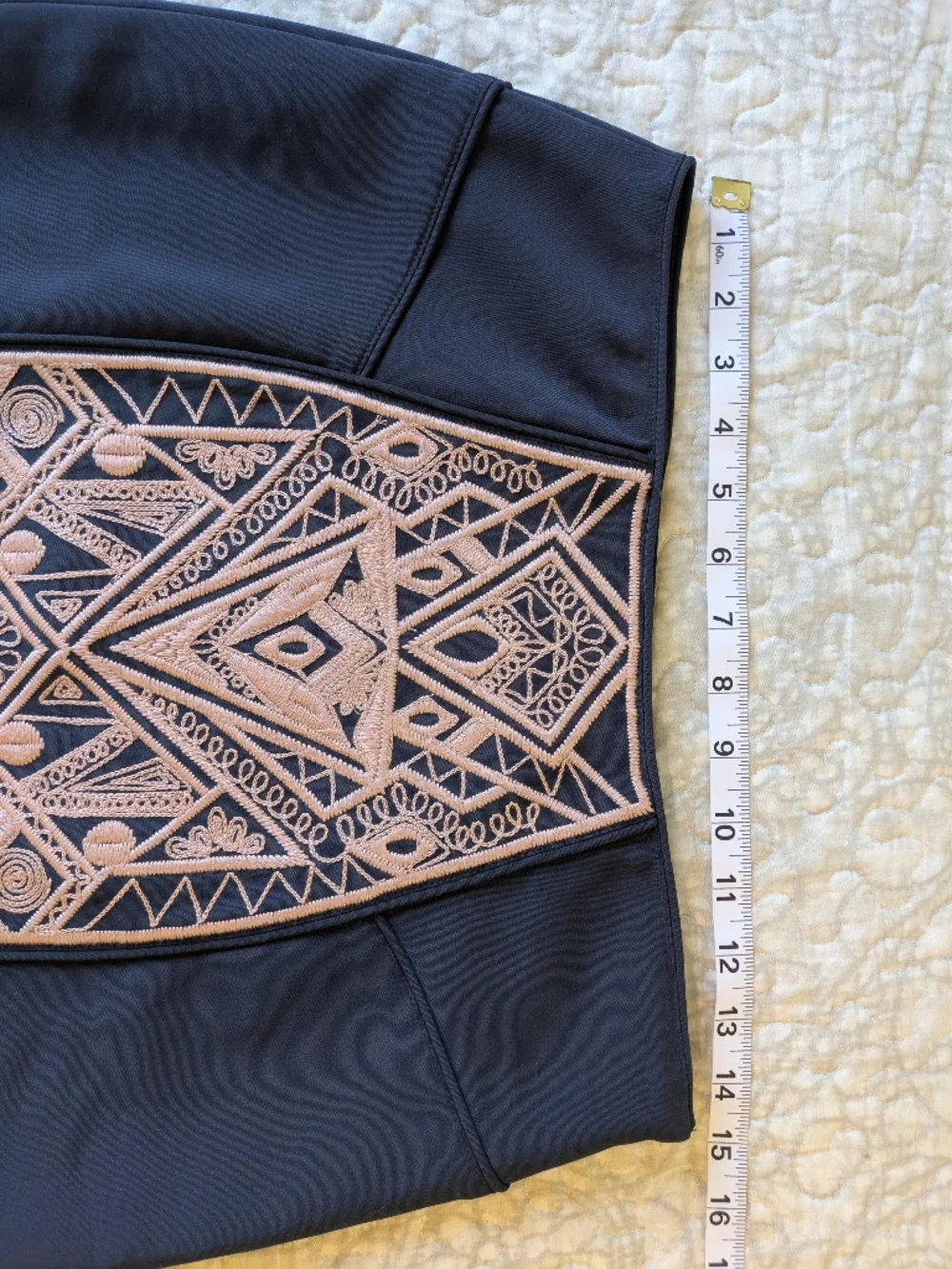 Tibi Pencil Skirt with Blush Embroidered Panel, ASO Serena Van Der Woodsen NWOT - Picture 5 of 16